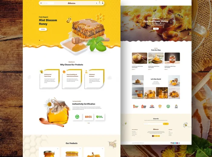 Online Honey Seller- Shopware Store Setup- Hire Shopware Agency