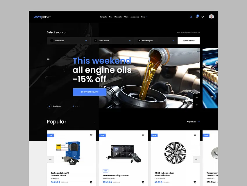 Automotive ecommerce content writing