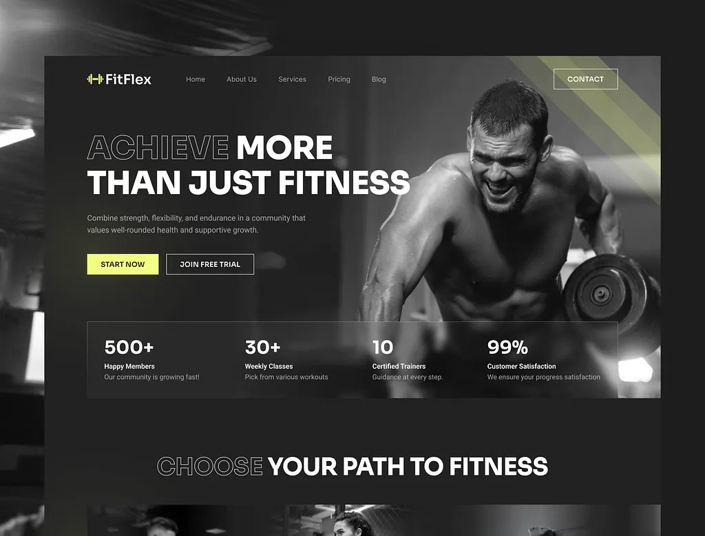 Fitness studio website migration in WordPress
