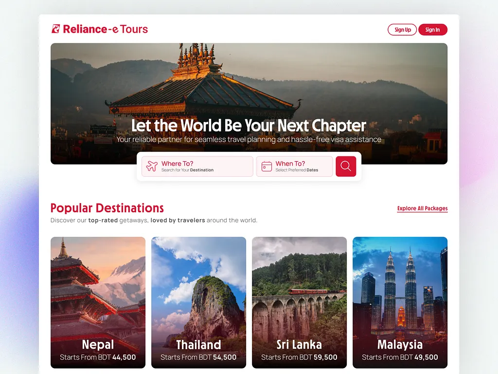 Tourism agency website migration in WordPress