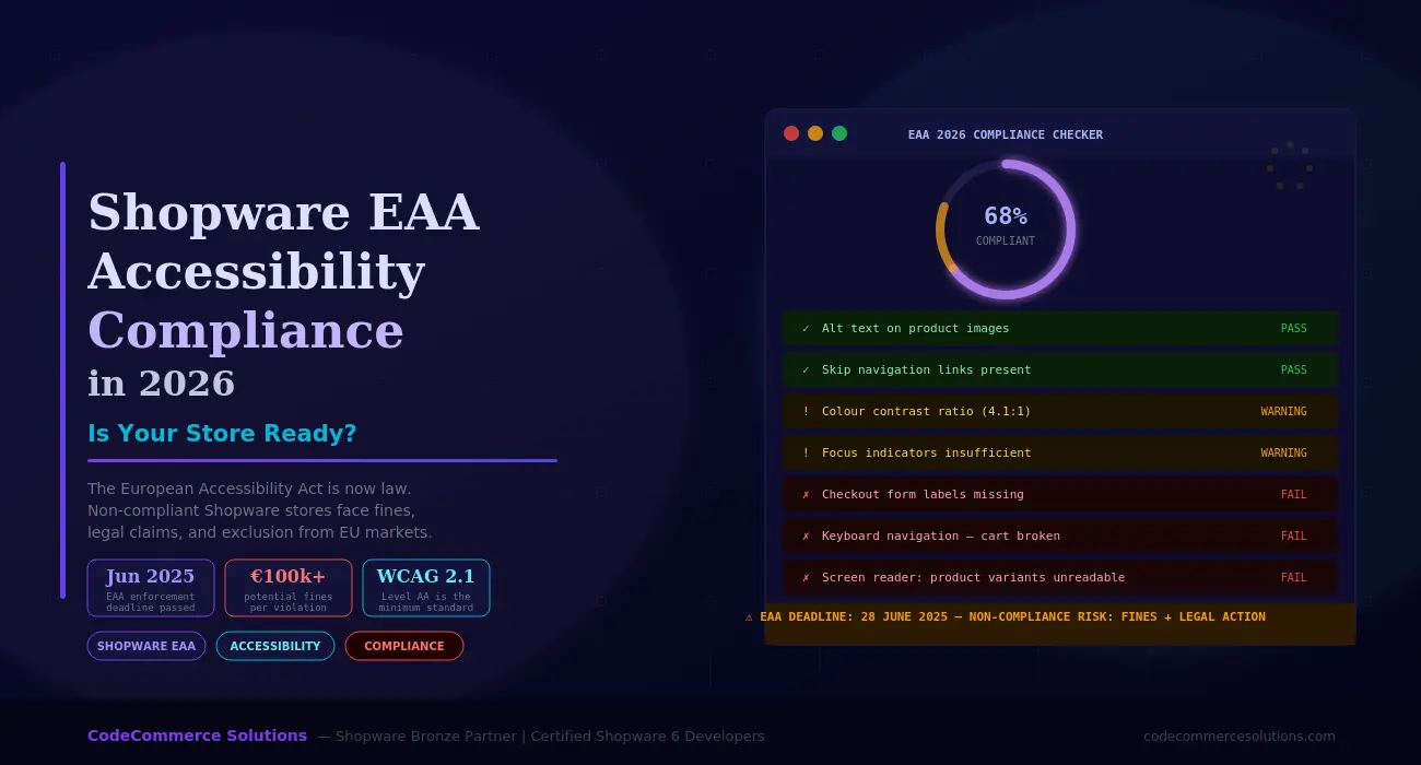 Shopware EAA Accessibility Compliance in 2026