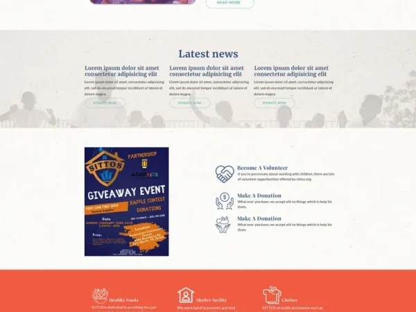 Non-Profit Organization Website